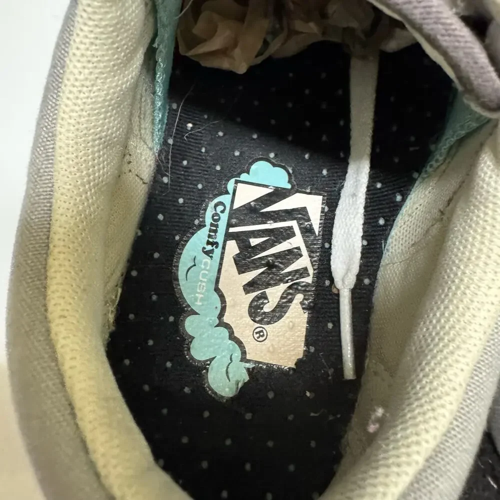 Vans Unisex Old Skool Shoes Sz 8 Womens 38.5 EU Gray Suede ComfyCush SK8‎ Tennis